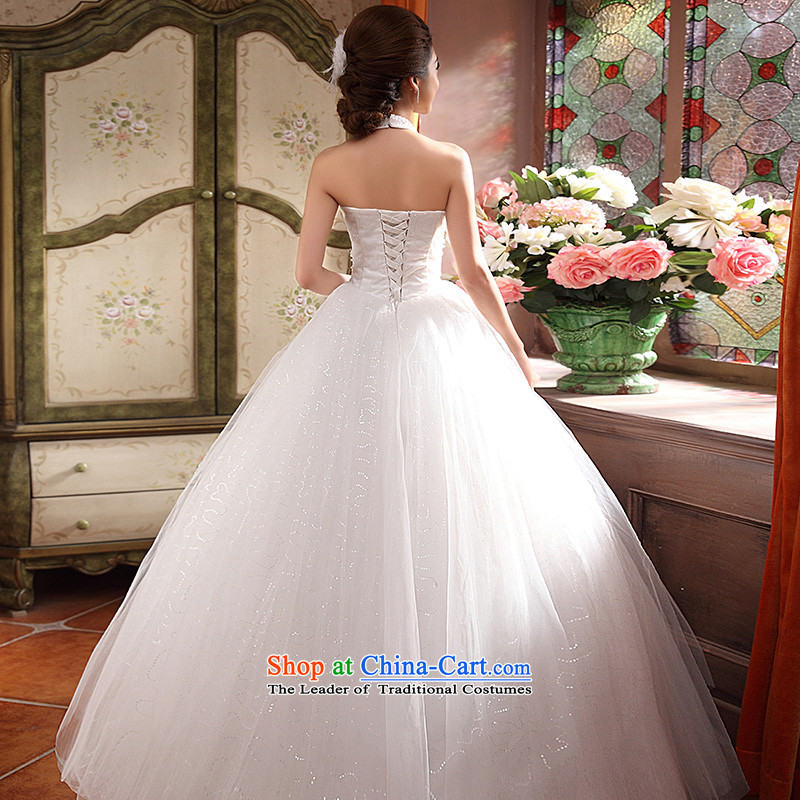Wedding dresses new 2015 Korean white video thin-Princess Sau San also lifting strap v-neck and sexy White XL, Yue the married arts , , , shopping on the Internet