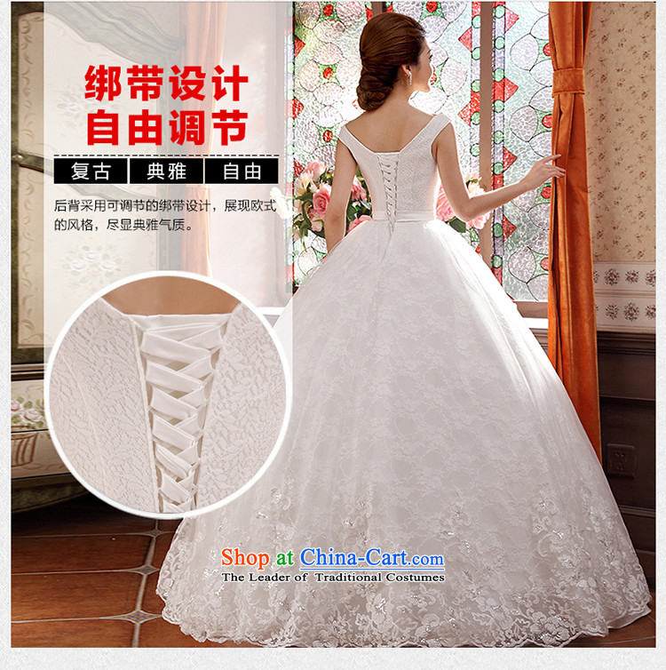 Wedding dresses new spring and summer 2015 Korean brides white drill word retro shoulder strap white XL Photo, prices, brand platters! The elections are supplied in the national character of distribution, so action, buy now enjoy more preferential! As soon as possible.