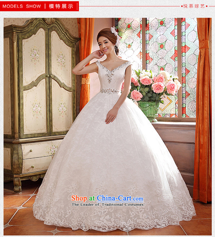 Wedding dresses new spring and summer 2015 Korean brides white drill word retro shoulder strap white XL Photo, prices, brand platters! The elections are supplied in the national character of distribution, so action, buy now enjoy more preferential! As soon as possible.
