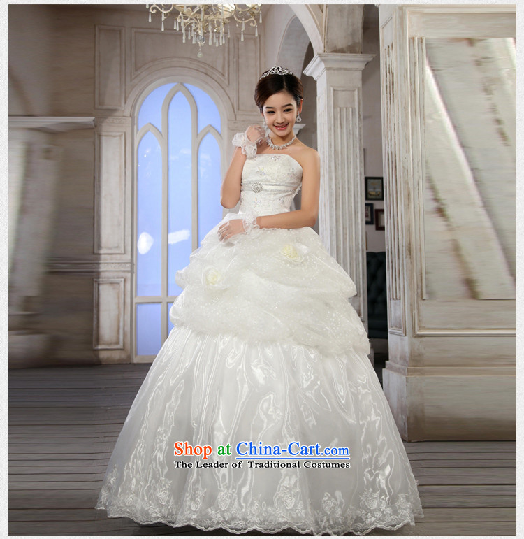 The Korean version of the new 2015 anointed chest video thin wedding dresses and chest straps to drill White M white picture, prices, brand platters! The elections are supplied in the national character of distribution, so action, buy now enjoy more preferential! As soon as possible.