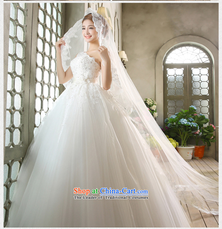 Wedding dresses new 2015 Korean brides to align the princess white shoulder strap white flowers S picture, prices, brand platters! The elections are supplied in the national character of distribution, so action, buy now enjoy more preferential! As soon as possible.