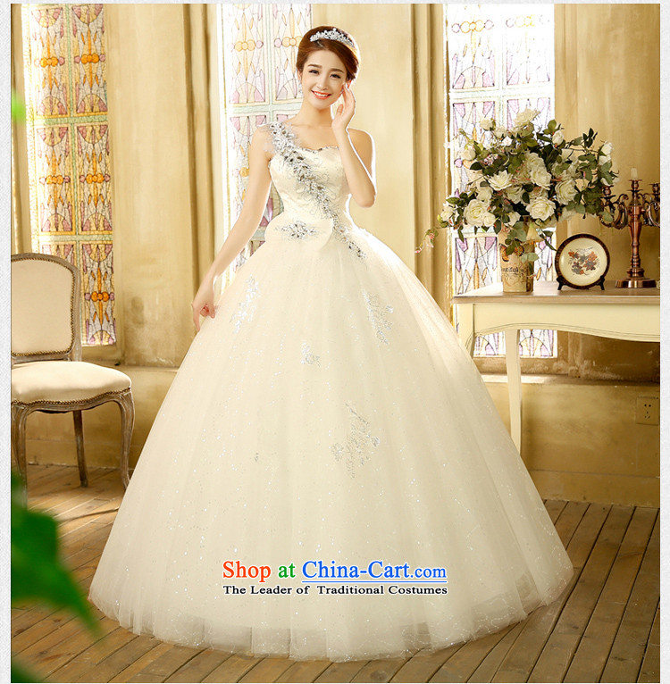 Wedding dresses new 2015 Korean brides to align the princess shoulder strap white water drilling strap white M picture, prices, brand platters! The elections are supplied in the national character of distribution, so action, buy now enjoy more preferential! As soon as possible.