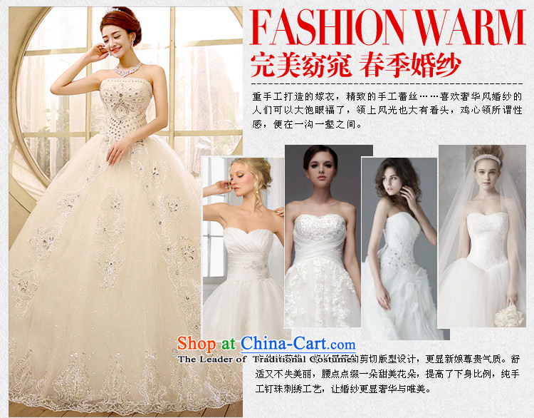 2015 new anointed chest video thin wedding dresses minimalist version to align the Korean drill with water drilling White M picture, prices, brand platters! The elections are supplied in the national character of distribution, so action, buy now enjoy more preferential! As soon as possible.