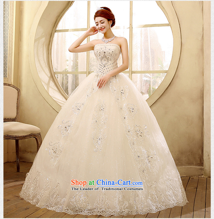 2015 new anointed chest video thin wedding dresses minimalist version to align the Korean drill with water drilling White M picture, prices, brand platters! The elections are supplied in the national character of distribution, so action, buy now enjoy more preferential! As soon as possible.