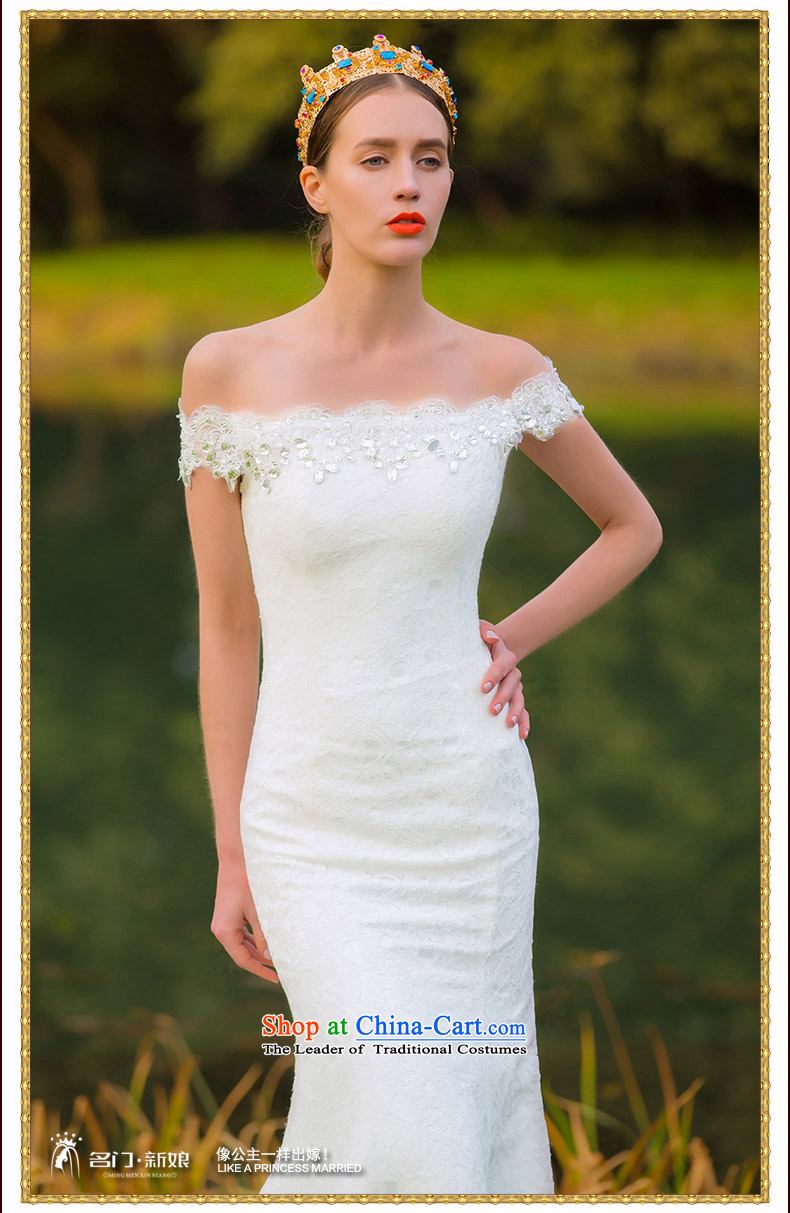 A bride wedding dresses 2015 New Sau San crowsfoot lace wedding small trailing one field shoulder 504 L picture, prices, brand platters! The elections are supplied in the national character of distribution, so action, buy now enjoy more preferential! As soon as possible.