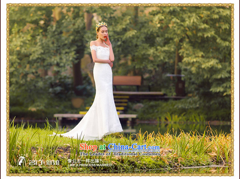 A bride wedding dresses 2015 New Sau San crowsfoot lace wedding small trailing one field shoulder 504 L picture, prices, brand platters! The elections are supplied in the national character of distribution, so action, buy now enjoy more preferential! As soon as possible.