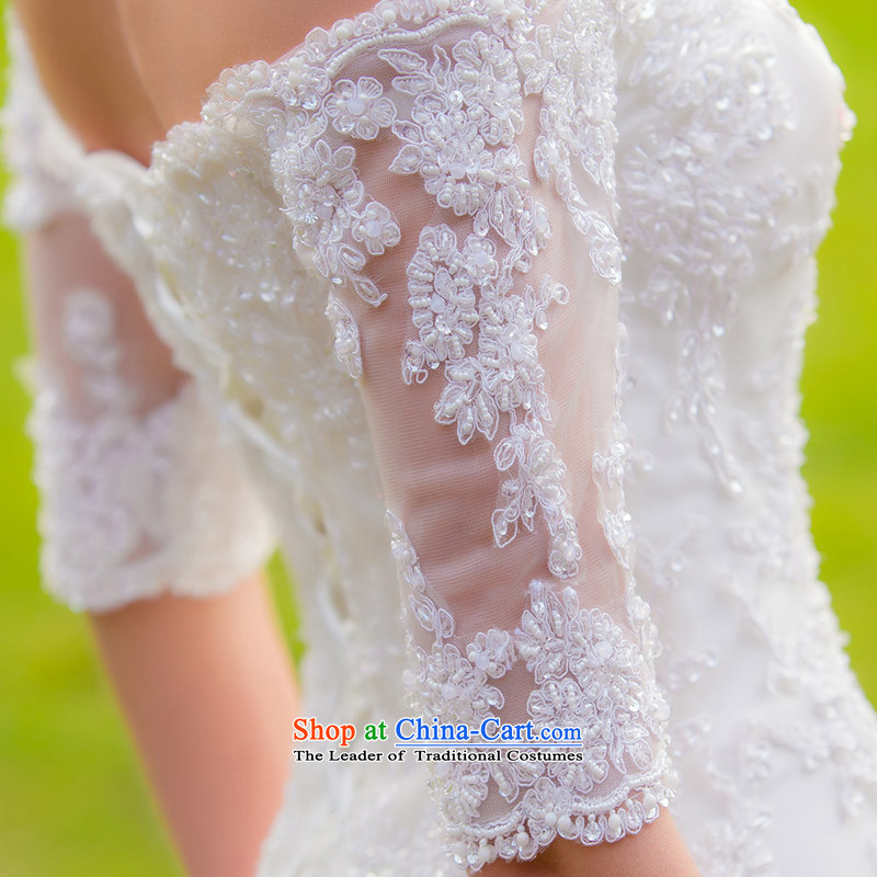 A new bride 2015 lace a field in shoulder cuff wedding bon bon princess wedding video thin 546 L, a bride shopping on the Internet has been pressed.