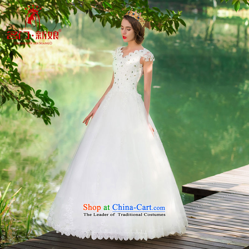 A Bride wedding dresses new spring 2015 wedding word shoulder bon bon skirt princess wedding 803 M
