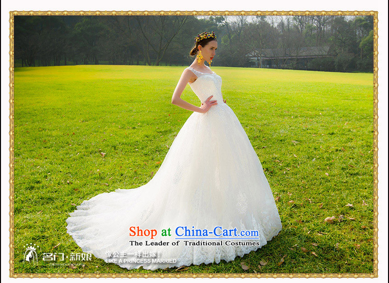A Bride Chic simplicity Wedding 2015 New Bridal Suite Deluxe lace tail 570 L picture, prices, brand platters! The elections are supplied in the national character of distribution, so action, buy now enjoy more preferential! As soon as possible.