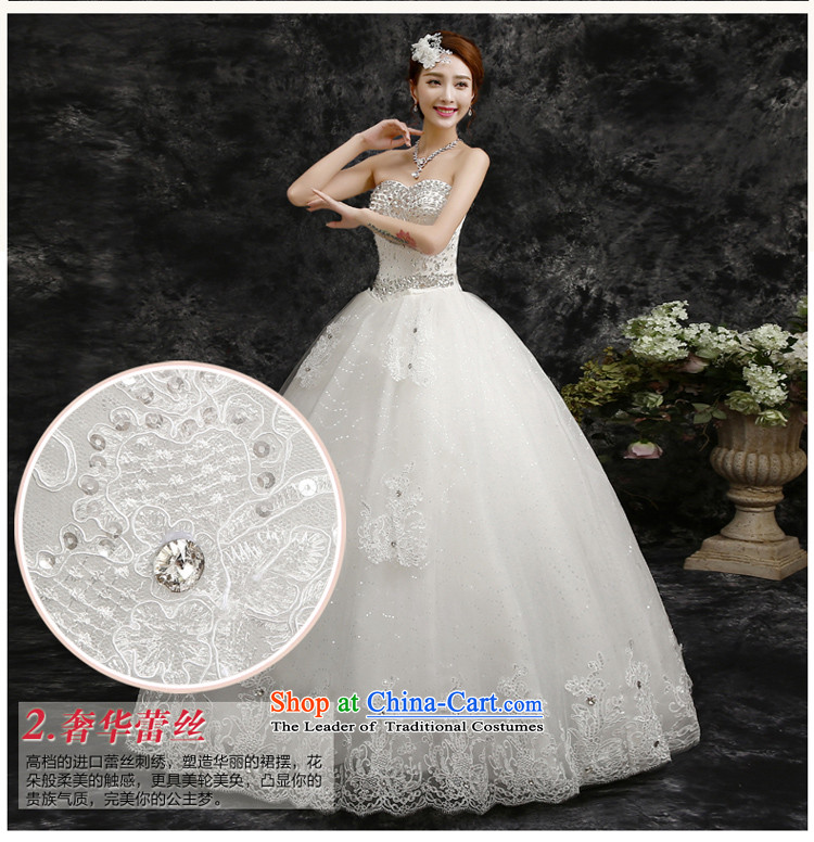 2015 Autumn and winter new Korean-style luxury depilation chest to align the diamond wedding dresses white S picture, prices, brand platters! The elections are supplied in the national character of distribution, so action, buy now enjoy more preferential! As soon as possible.