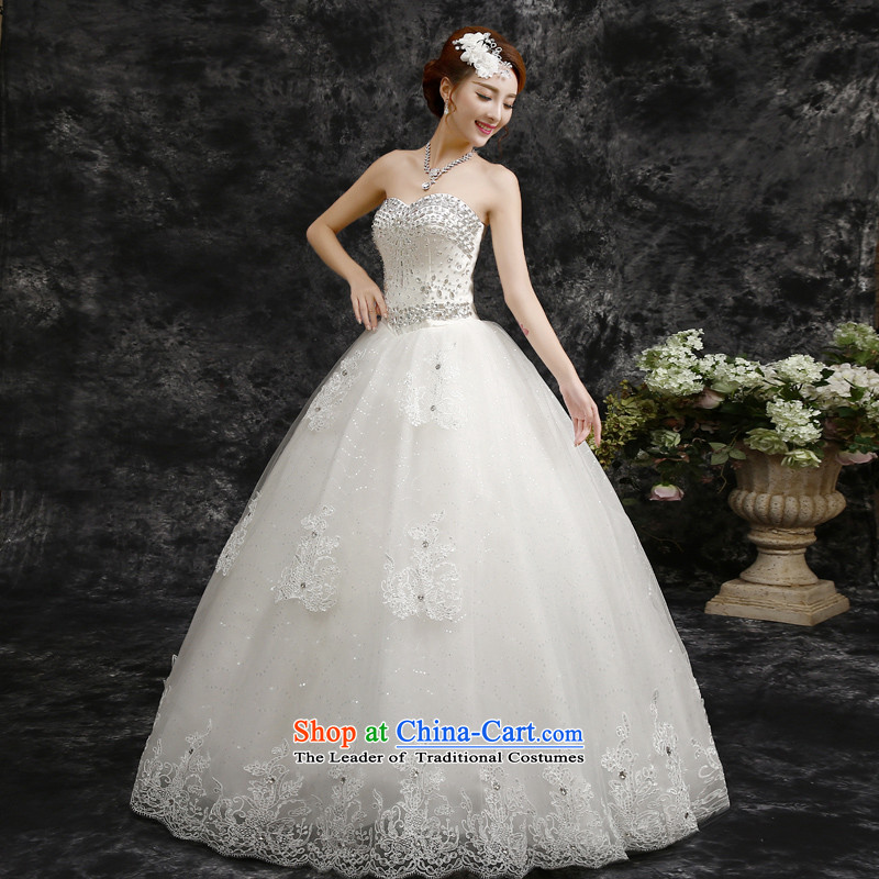 Gil beautiful?spring and summer 2015 new Korean-style luxury depilation chest align to diamond wedding white?L