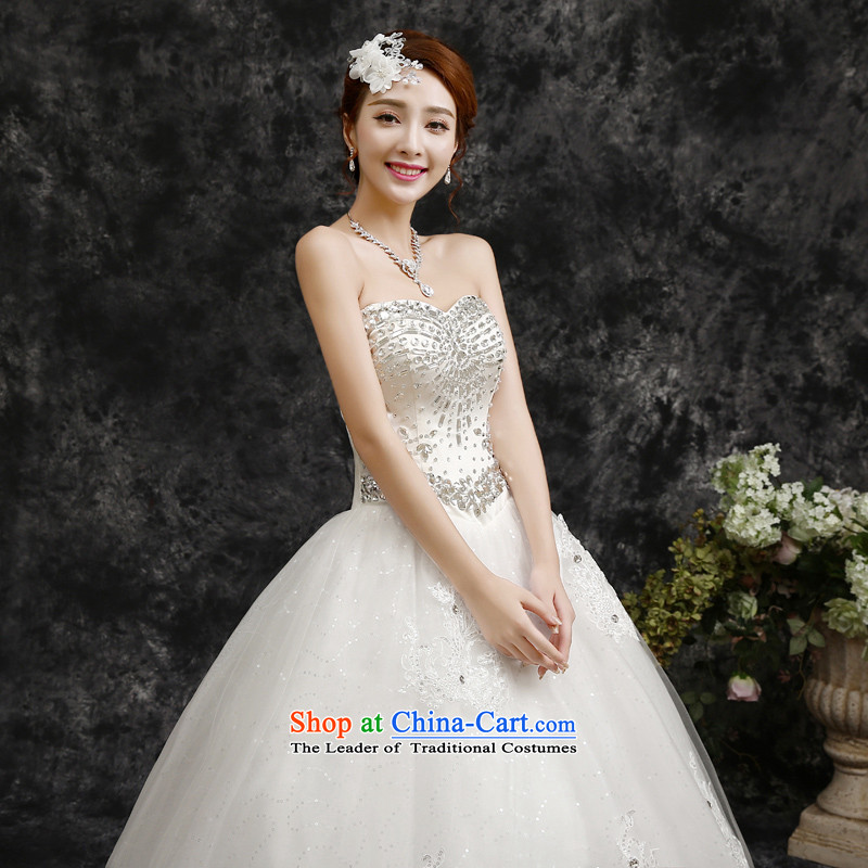 Gil beautiful spring and summer 2015 new Korean-style luxury depilation chest align to diamond wedding white L, Gil beautiful shopping on the Internet has been pressed.