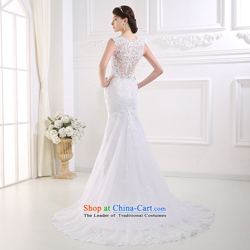 Custom dressilyme wedding by 2015 Spring/Summer lace straps fluoroscopy back crowsfoot small tail Sau San wedding dresses and sexy bride ivory - no spot 25 day shipping tailored ,DRESSILY OCCASIONS ME WEAR ON-LINE,,, shopping on the Internet