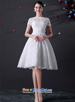 Custom dressilyme wedding by 2015 Spring/Summer lace 7 Sleeve V-Neck short of the chiffon version A wedding dresses stylish Top Loin bride ivory - no spot 25 day shipping M picture, prices, brand platters! The elections are supplied in the national character of distribution, so action, buy now enjoy more preferential! As soon as possible.