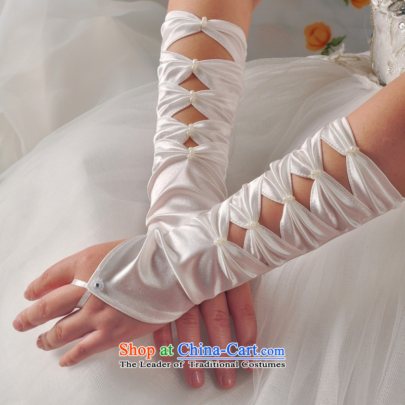 The privilege of serving-leung 2015 wedding bride no mittens gloves string butterfly gloves bow tie gloves accessories red, honor services-leung , , , shopping on the Internet