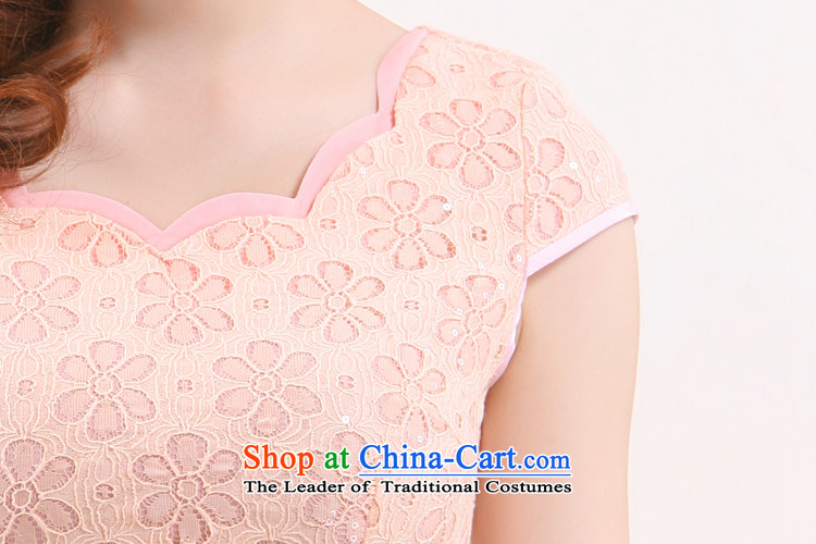 The former Yugoslavia Li aware of spring and summer 2015 New Stylish retro small dress improved lace Chinese style qipao QLZ15Q6012 Sau San high collar black S picture, prices, brand platters! The elections are supplied in the national character of distribution, so action, buy now enjoy more preferential! As soon as possible.