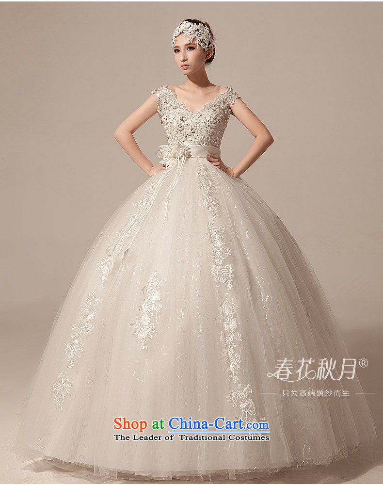 Blooming crazy Top Loin of pregnant women wedding dresses new bride in the autumn large Korean shoulders wedding dress thin white XXXL video picture, prices, brand platters! The elections are supplied in the national character of distribution, so action, buy now enjoy more preferential! As soon as possible.