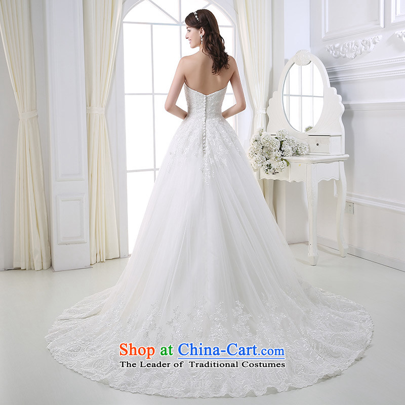 Custom dressilyme wedding by 2015 Spring/Summer anointed chest lace luxury bon bon wedding Sau San zipper tail of nostalgia for the bridal wedding dresses White - No spot 25 day shipping XXL,DRESSILY OCCASIONS ME WEAR ON-LINE,,, shopping on the Internet