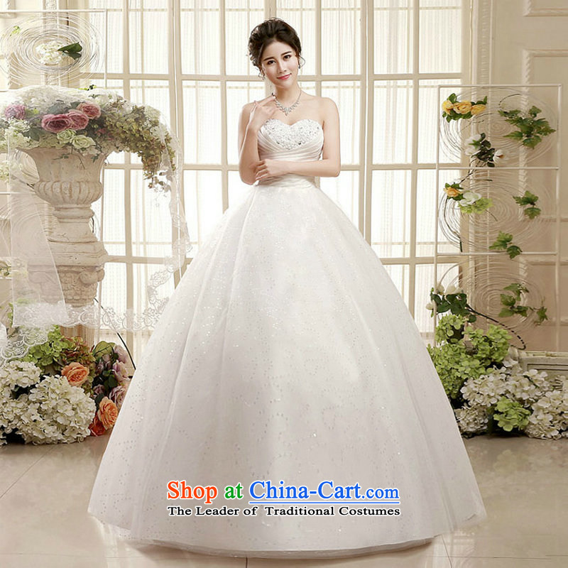 There is also optimized 8D 2015 new spring and summer, Korean style with simple to align the chest straps) Video thin wedding xs5557 m white colored silk is optimized M , , , shopping on the Internet