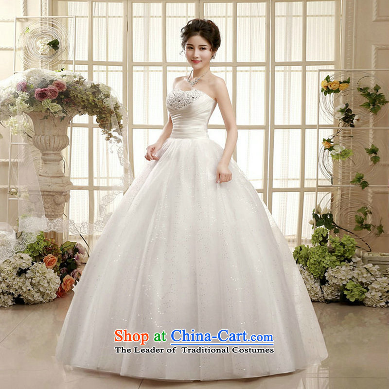 There is also optimized 8D 2015 new spring and summer, Korean style with simple to align the chest straps) Video thin wedding xs5557 m white colored silk is optimized M , , , shopping on the Internet