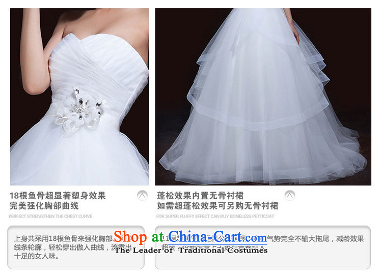 The new 2015 Luang slotted shoulder wedding dress is simple and stylish ultra small trailing anointed chest spring and summer wedding align bride) to add, A L code Yi Long 144cm picture, prices, brand platters! The elections are supplied in the national character of distribution, so action, buy now enjoy more preferential! As soon as possible.