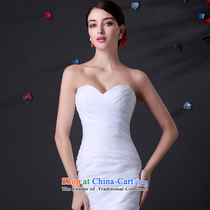 Custom dressilyme wedding by 2015 spring pressure wiping the chest folds stylish crowsfoot niba skirt wedding fashion tight grasp the strap folds bride dress ivory - no spot 25 day shipping tailored ,DRESSILY OCCASIONS ME WEAR ON-LINE,,, shopping on the I