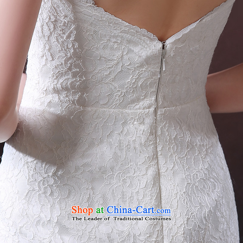 Custom Wedding - dressilyme spring and summer straps lace Sau San crowsfoot wedding tight zipper removable Zephyr tail zipper bridal dresses ivory - no spot 25 day shipping XXXL,DRESSILY OCCASIONS ME WEAR ON-LINE,,, shopping on the Internet