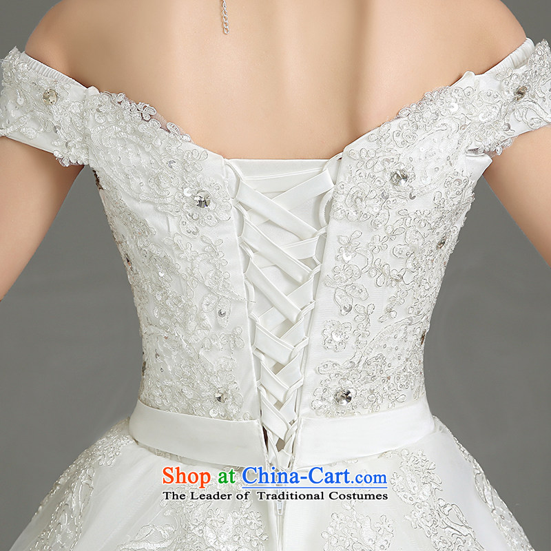 In accordance with the Netherlands varies with the wedding dress in spring and summer 2015 new white strap and chest wedding Korean to align the simple graphics thin marriages wedding tail, M, in accordance with the Netherlands varies with the , , , shopp