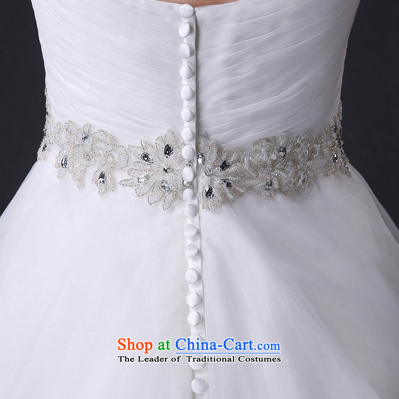 Custom dressilyme wedding anointed by 2015 chest diamond belt large tail A Version field wedding Sau San zipper minimalist bridal dresses ivory - no spot 25 day shipping XXXL,DRESSILY OCCASIONS ME WEAR ON-LINE,,, shopping on the Internet
