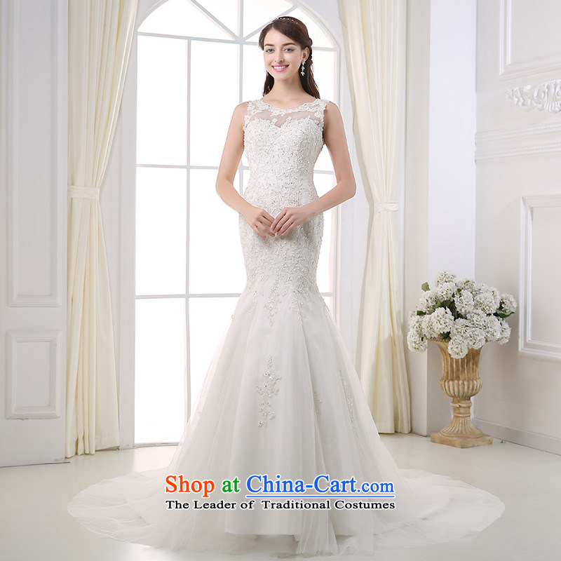 Custom dressilyme wedding by 2015 a field for luxury lace in waist crowsfoot wedding V back zipper sexy bridal dresses Sau San ivory - no spot 25 day shipping?L