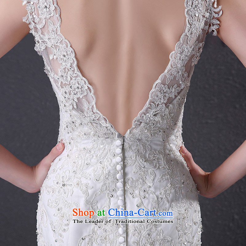 Custom dressilyme wedding by 2015 a field for elegant lace diamond crowsfoot wedding V back zipper luxury tail bridal dresses ivory - no spot 25 day shipping XXS,DRESSILY OCCASIONS ME WEAR ON-LINE,,, shopping on the Internet
