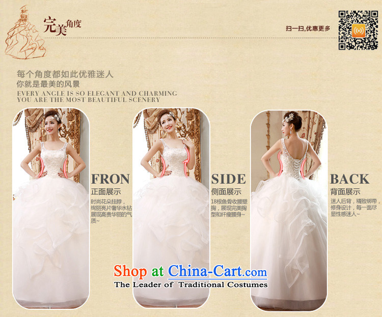  The spring of 2015, the female bride honeymoon diamond pearl lace Princess Foutune of graphics to align the thin shoulders wedding pictures, price XL white, brand platters! The elections are supplied in the national character of distribution, so action, buy now enjoy more preferential! As soon as possible.