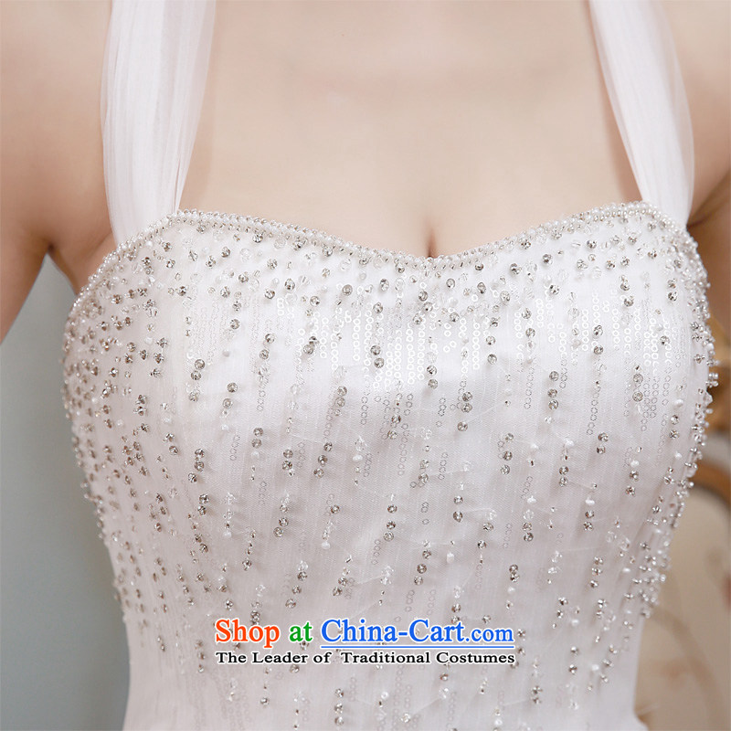  The spring of 2015, the female bride honeymoon video thin snap to hang also wedding dresses simple and refreshing wedding White M honeymoon bride shopping on the Internet has been pressed.