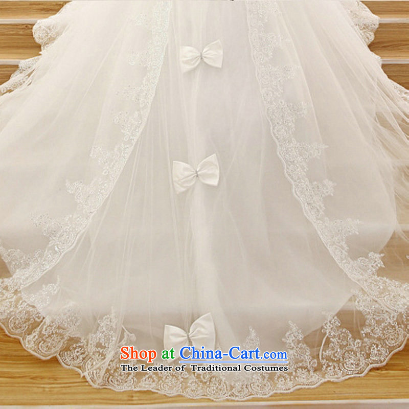 Optimize the   New Korea 2015 Hong-version of the long tail and chest lace tail wedding hs001 L, Optimize Hong shopping on the Internet has been pressed.