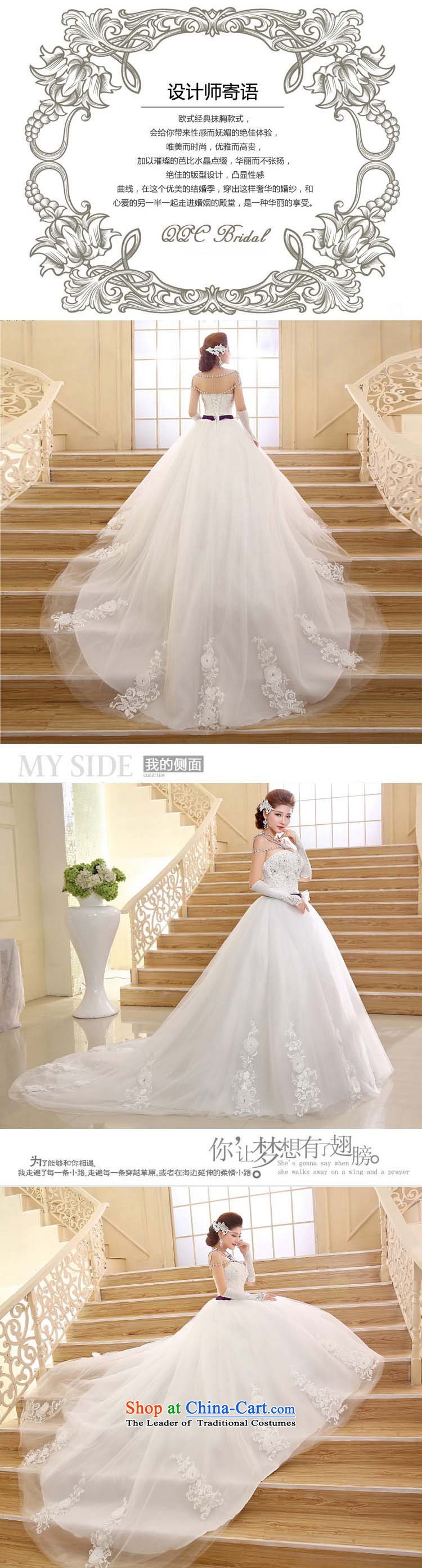 Optimize the   New Korea 2015 Hong-version of the word for chest and shoulder tail wedding dresses hs002 Sau San S picture, prices, brand platters! The elections are supplied in the national character of distribution, so action, buy now enjoy more preferential! As soon as possible.