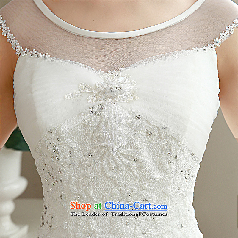 Honeymoon bride  2015 new bride short of Qipao summer improved qipao bows services red qipao summer White XL, Sau San honeymoon bride shopping on the Internet has been pressed.