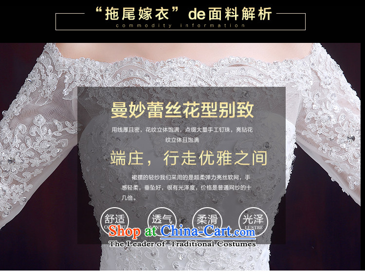 The dumping of the wedding dress wedding dress 2015 new word winter shoulder bridal dresses cuff large tail of marriage to align the wedding of pictures, price, the XS brand platters! The elections are supplied in the national character of distribution, so action, buy now enjoy more preferential! As soon as possible.