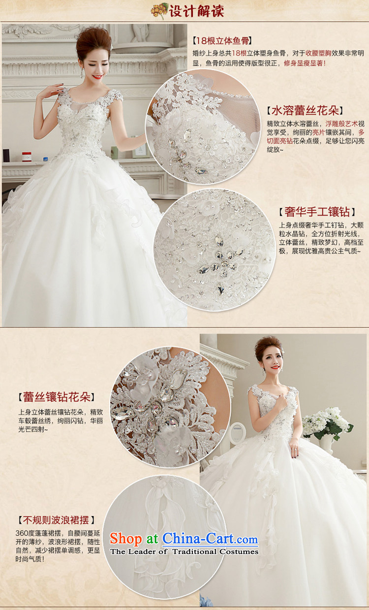  The spring of 2015, the bride honeymoon new female Korean version thin shoulders lace V-Neck wedding align to diamond wedding White XL Photo, prices, brand platters! The elections are supplied in the national character of distribution, so action, buy now enjoy more preferential! As soon as possible.