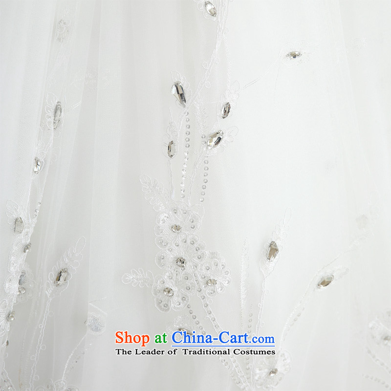  The spring of 2015, the bride honeymoon new female Diamond Video thin wiping the chest wedding dresses to align the Princess Bride honeymoon, white , , , shopping on the Internet