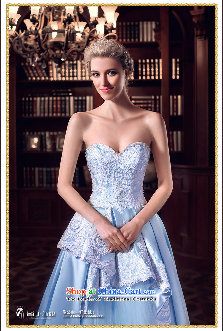 A Bride wedding dresses spring 2015 Cinderella dream wedding blue Tail 3,056 Blue L picture, prices, brand platters! The elections are supplied in the national character of distribution, so action, buy now enjoy more preferential! As soon as possible.