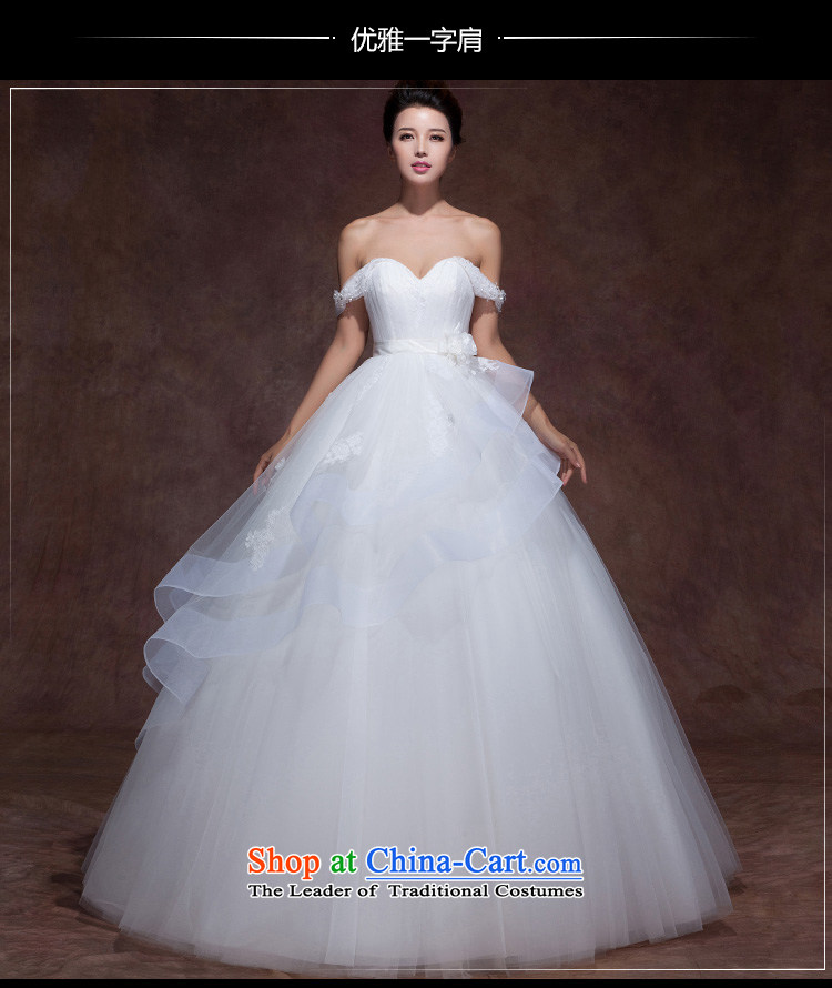 The year 2015 was a newlywed Luang wedding dresses V-neck in the elegant minimalist lace flowers straps bon bon align to winter clothing winter, wedding m White align to advanced custom image, prices, brand platters! The elections are supplied in the national character of distribution, so action, buy now enjoy more preferential! As soon as possible.