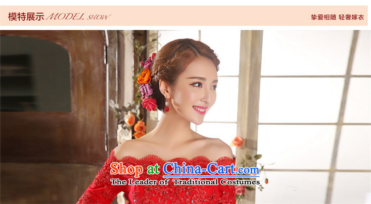 The word tslyzm shoulder crowsfoot wedding tail red autumn and winter 2015 new water drilling Foutune of Sau San video thin lace skirt female Red M picture, prices, brand platters! The elections are supplied in the national character of distribution, so action, buy now enjoy more preferential! As soon as possible.