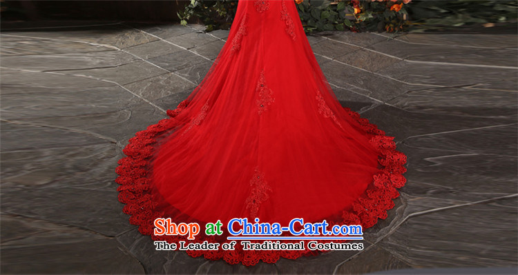 The word tslyzm shoulder crowsfoot wedding tail red autumn and winter 2015 new water drilling Foutune of Sau San video thin lace skirt female Red M picture, prices, brand platters! The elections are supplied in the national character of distribution, so action, buy now enjoy more preferential! As soon as possible.
