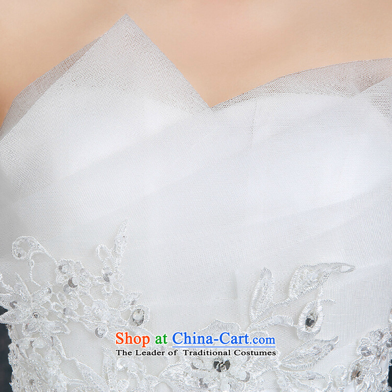 The color is sa 2015 new rules do not wipe chest Summer Wedding Fashion waves petticoats bridal wedding dresses and chest straps diamond jewelry wedding dress White Wall)  , L, countries must also color is sa , , , shopping on the Internet