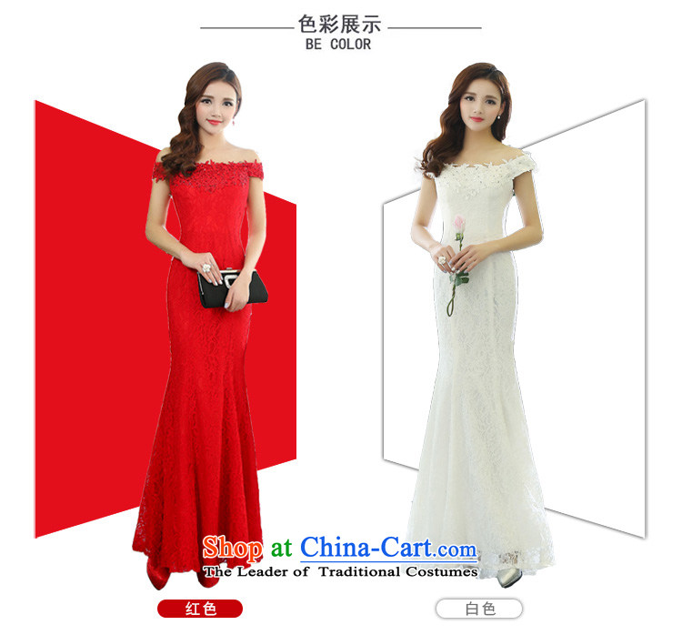 Dream wedding dresses to new Word 2015 Spring stylish shoulder tail crowsfoot bride shoulders Korean-style wedding red spring and autumn edition S picture, prices, brand platters! The elections are supplied in the national character of distribution, so action, buy now enjoy more preferential! As soon as possible.