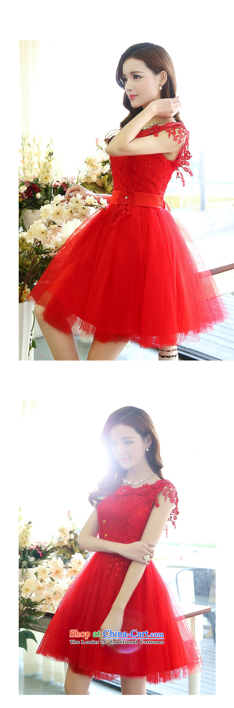 For the 2015 Spring Dreams Of Korean version of Sau San viewed round-neck collar sleeveless style bon bon stylish wedding dresses skirt red L picture, prices, brand platters! The elections are supplied in the national character of distribution, so action, buy now enjoy more preferential! As soon as possible.
