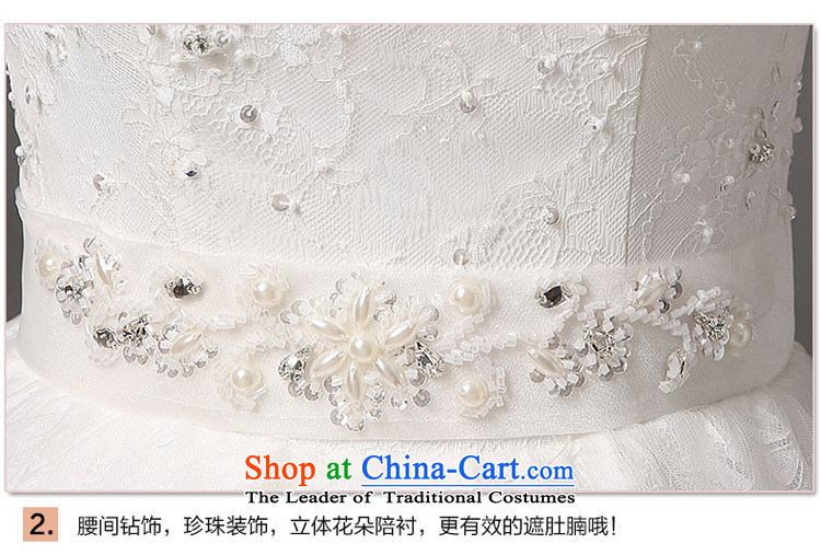2015 Autumn and winter new stylish wedding shoulders tail bride wedding dresses Sau San video thin white tie, White XXL picture, prices, brand platters! The elections are supplied in the national character of distribution, so action, buy now enjoy more preferential! As soon as possible.
