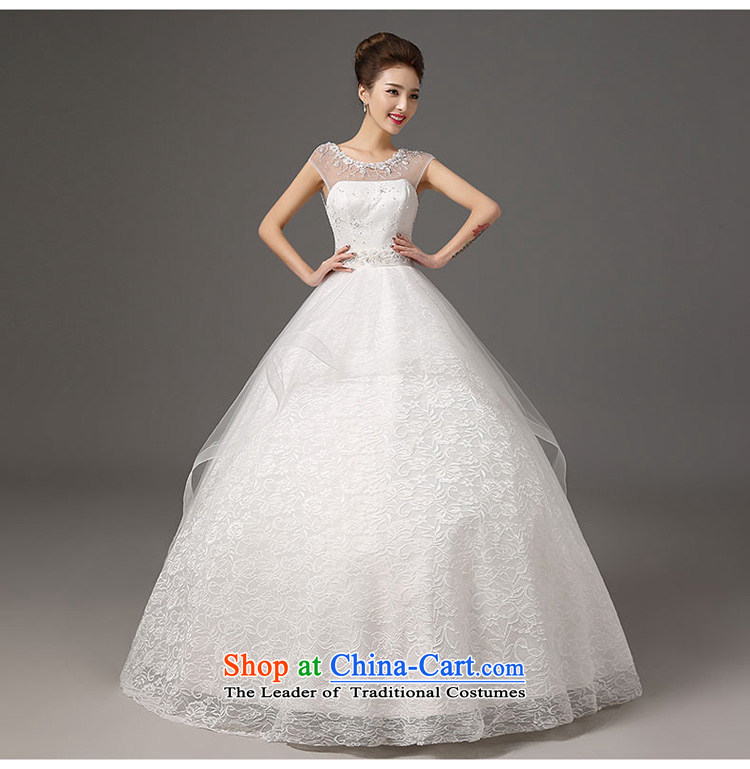 2015 Autumn and winter new stylish wedding shoulders tail bride wedding dresses Sau San video thin white tie, White XXL picture, prices, brand platters! The elections are supplied in the national character of distribution, so action, buy now enjoy more preferential! As soon as possible.