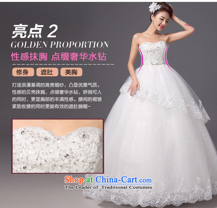 The autumn and winter bride anointed chest Wedding 2015 new Korean style white to align the princess Sau San video thin wedding dresses white L picture, prices, brand platters! The elections are supplied in the national character of distribution, so action, buy now enjoy more preferential! As soon as possible.