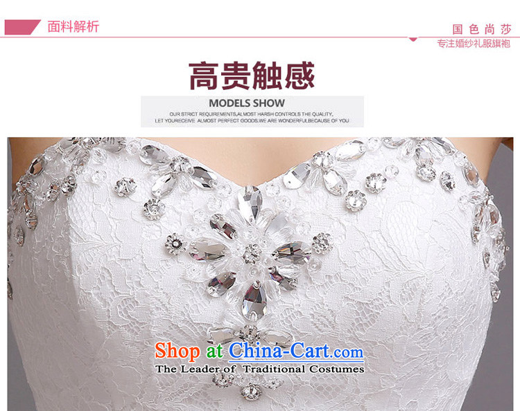 The autumn and winter wedding dresses 2015 new autumn and winter and stylish chest Korean brides white wedding romantic retro marriage yarn White XXL picture, prices, brand platters! The elections are supplied in the national character of distribution, so action, buy now enjoy more preferential! As soon as possible.